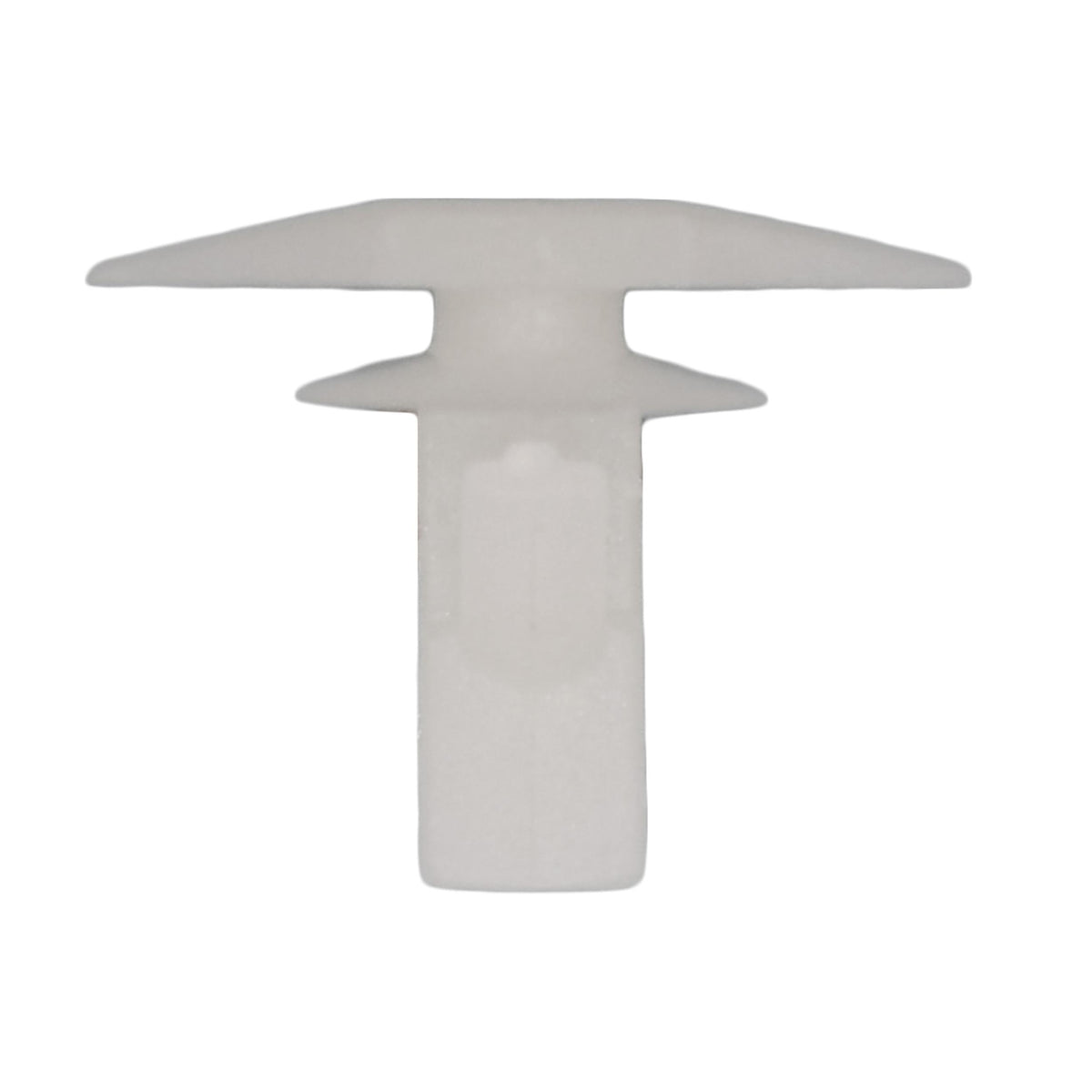 5mmx10mm White Nylon Double Head Weatherstrip Christmas Tree Retainer