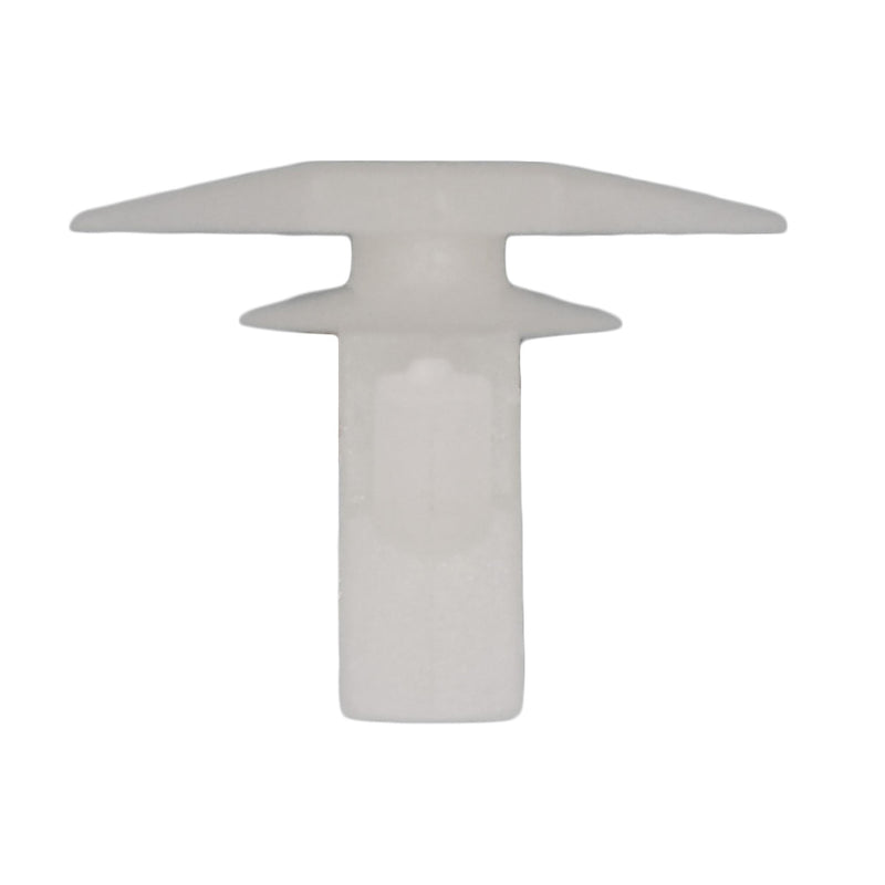 5mmx10mm White Nylon Double Head Weatherstrip Christmas Tree Retainer