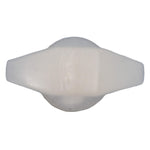 5mmx10mm White Nylon Double Head Weatherstrip Christmas Tree Retainer