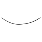 3/64"x6" Black Cross Linked Polyolefin Thin Wall Thin-Wall Heat Shrink Tubing, Pre-Shrink ID .046", Post-Shrink ID .023" ID