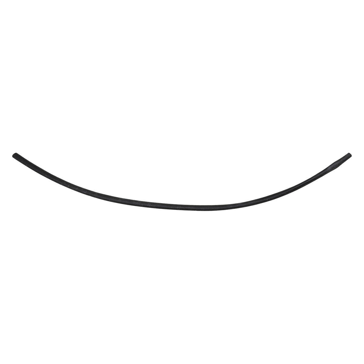 1/16"x6" Black Cross Linked Polyolefin Thin Wall Thin-Wall Heat Shrink Tubing, Pre-Shrink ID .063", Post-Shrink ID .031" ID