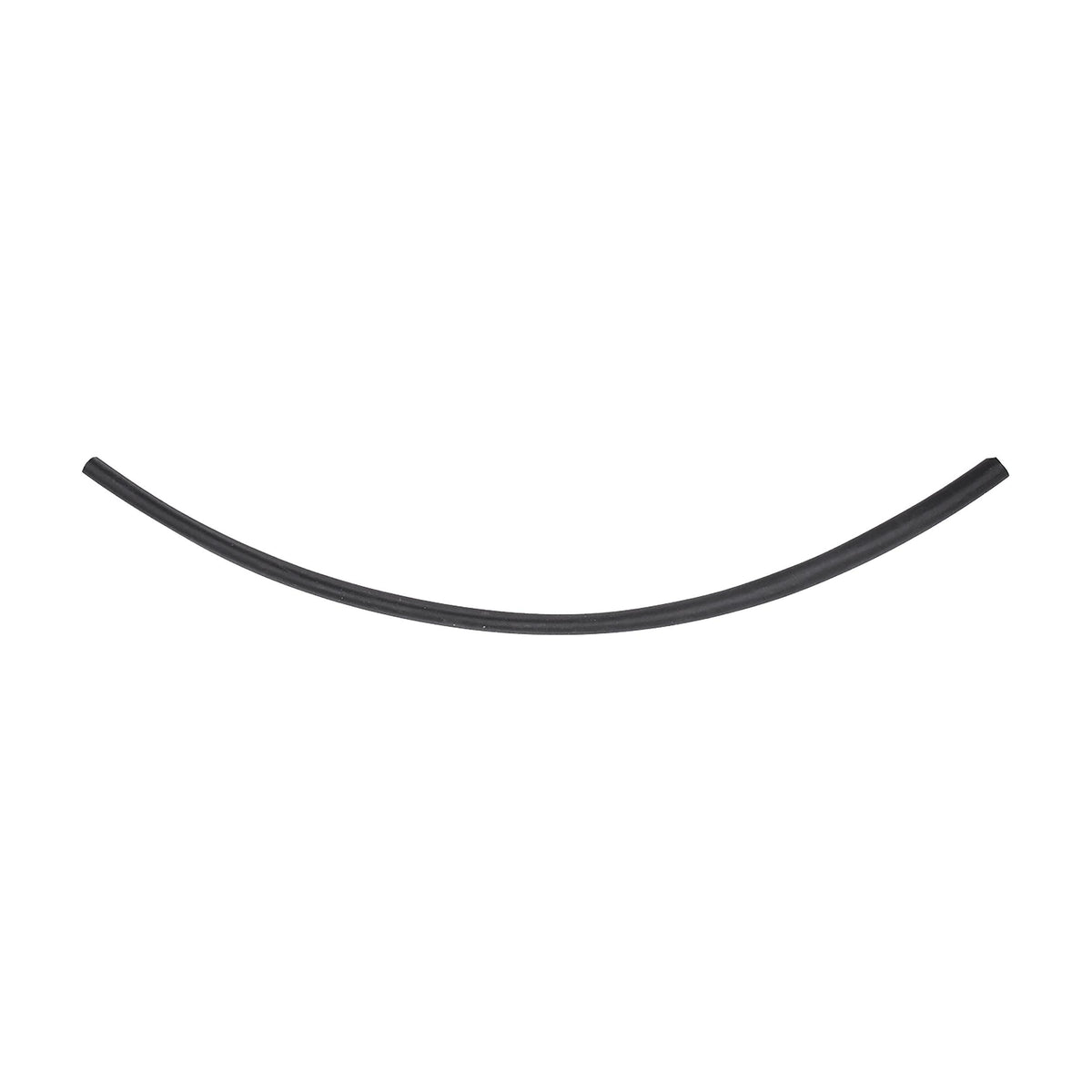 1/8"x6" Black Cross Linked Polyolefin Thin Wall Thin-Wall Heat Shrink Tubing, Pre-Shrink ID .125", Post-Shrink ID .062" ID