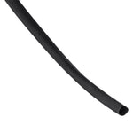 1/8"x6" Black Cross Linked Polyolefin Thin Wall Thin-Wall Heat Shrink Tubing, Pre-Shrink ID .125", Post-Shrink ID .062" ID