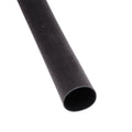 1/4"x6" Black Cross Linked Polyolefin Thin Wall Thin-Wall Heat Shrink Tubing, Pre-Shrink ID .250", Post-Shrink ID .125" ID
