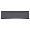 1"x6" Black Cross Linked Polyolefin Thin Wall Thin-Wall Heat Shrink Tubing, Pre-Shrink ID 1.00", Post-Shrink ID .500" ID