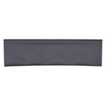 1"x6" Black Cross Linked Polyolefin Thin Wall Thin-Wall Heat Shrink Tubing, Pre-Shrink ID 1.00", Post-Shrink ID .500" ID