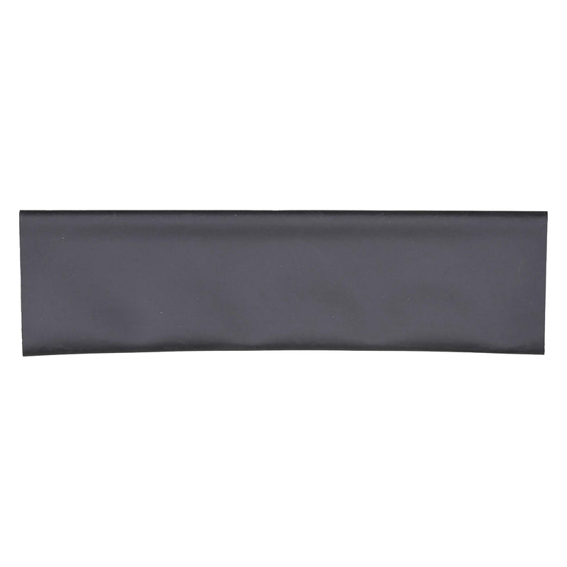 1"x6" Black Cross Linked Polyolefin Thin Wall Thin-Wall Heat Shrink Tubing, Pre-Shrink ID 1.00", Post-Shrink ID .500" ID