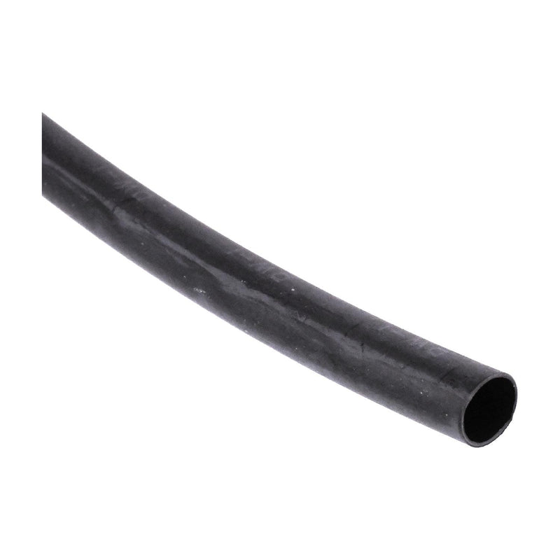 3-1/2" Black Cross Linked Semi-Rigid Polyolefin Adhesive Lined Dual-Wall Heat Shrink Tube, Pre-Shrink ID .225", Post-Shrink ID .050" ID