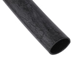 3-1/2" Black Cross Linked Semi-Rigid Polyolefin Adhesive Lined Dual-Wall Heat Shrink Tube, Pre-Shrink ID .293", Post-Shrink ID .065" ID
