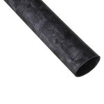 3-1/2" Black Cross Linked Semi-Rigid Polyolefin Adhesive Lined Dual-Wall Heat Shrink Tube, Pre-Shrink ID .427", Post-Shrink ID .095" ID
