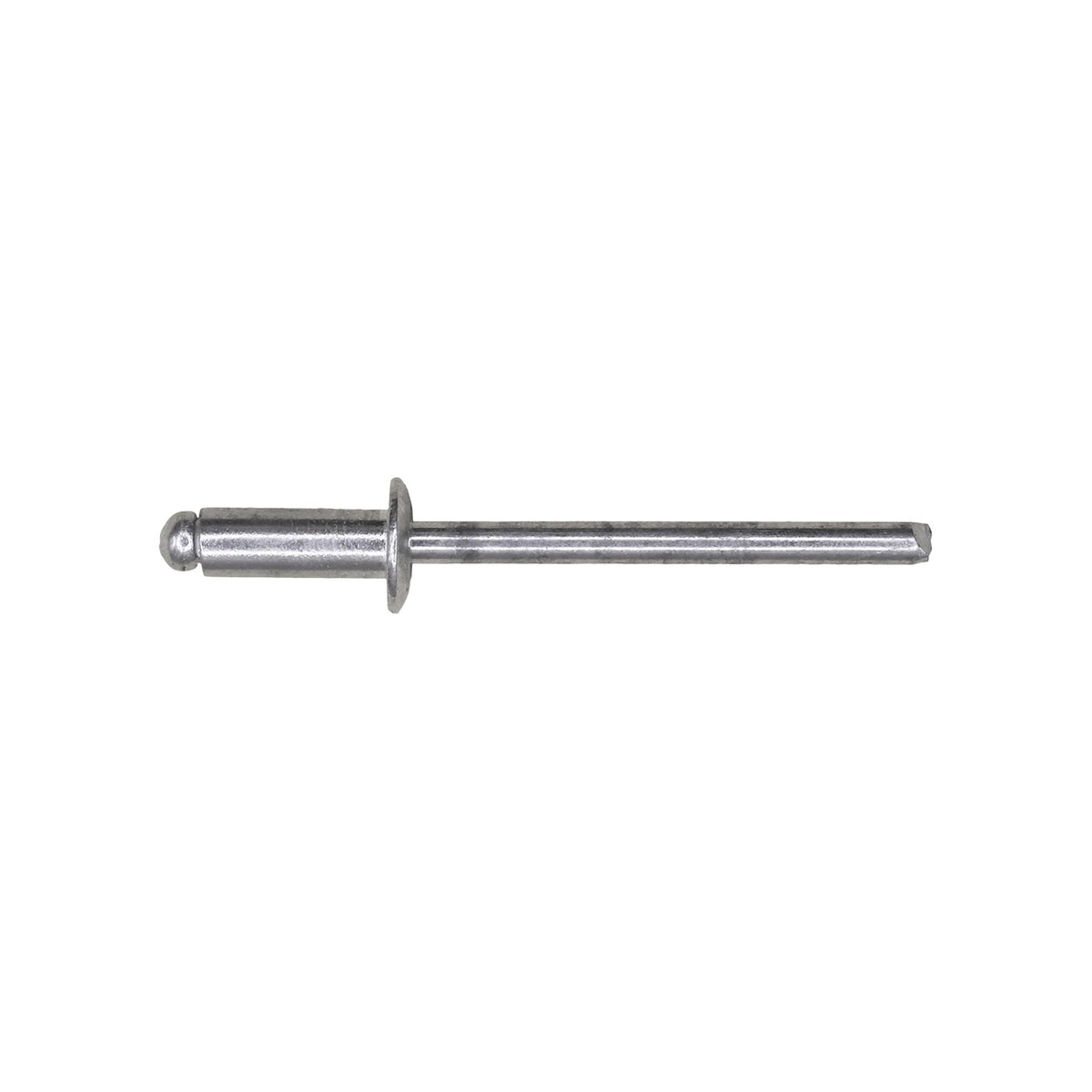 5/32"x13/32" Silver Dome Head Aluminum Rivet, 3/16"-1/4" Grip, Aluminum Body, Aluminum Mandrel