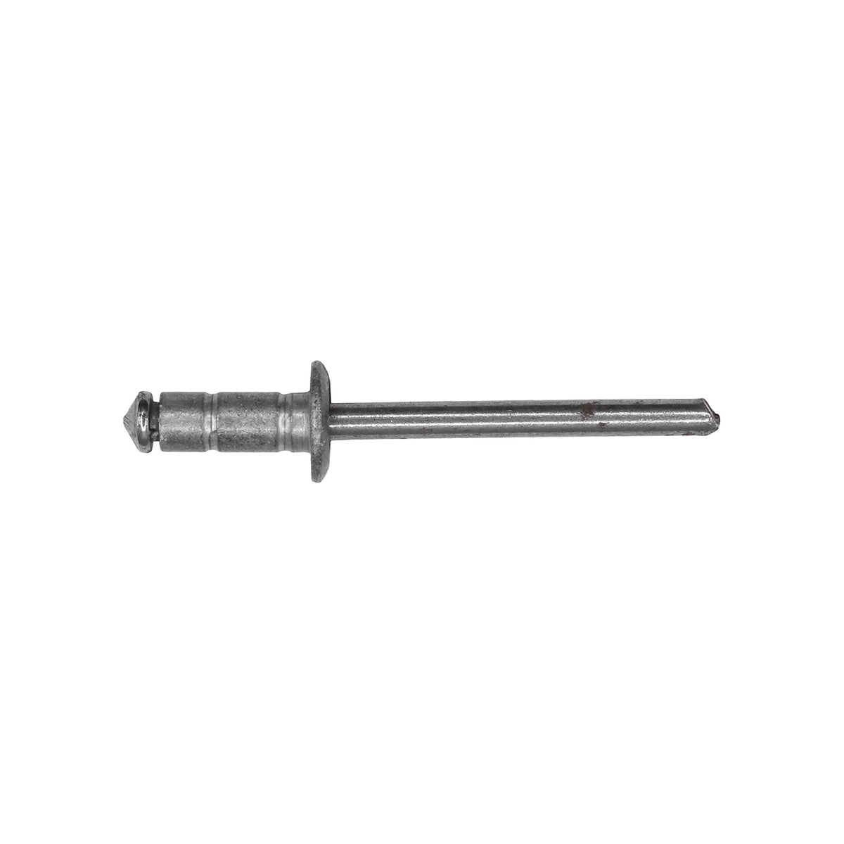 3/16"x7/16" Silver Dome Head Multi-Grip Rivet, 1/16"-1/4" Grip, Aluminum Body, Steel Mandrel