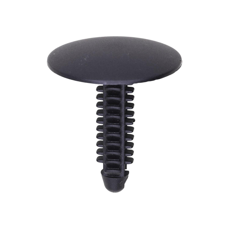 19/64"x1-1/16" Black Nylon Single Head Headlight Mounting Panel Shield Christmas Tree Retainer, 1" Head