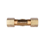 1/4" Brass Compression Union Tee
