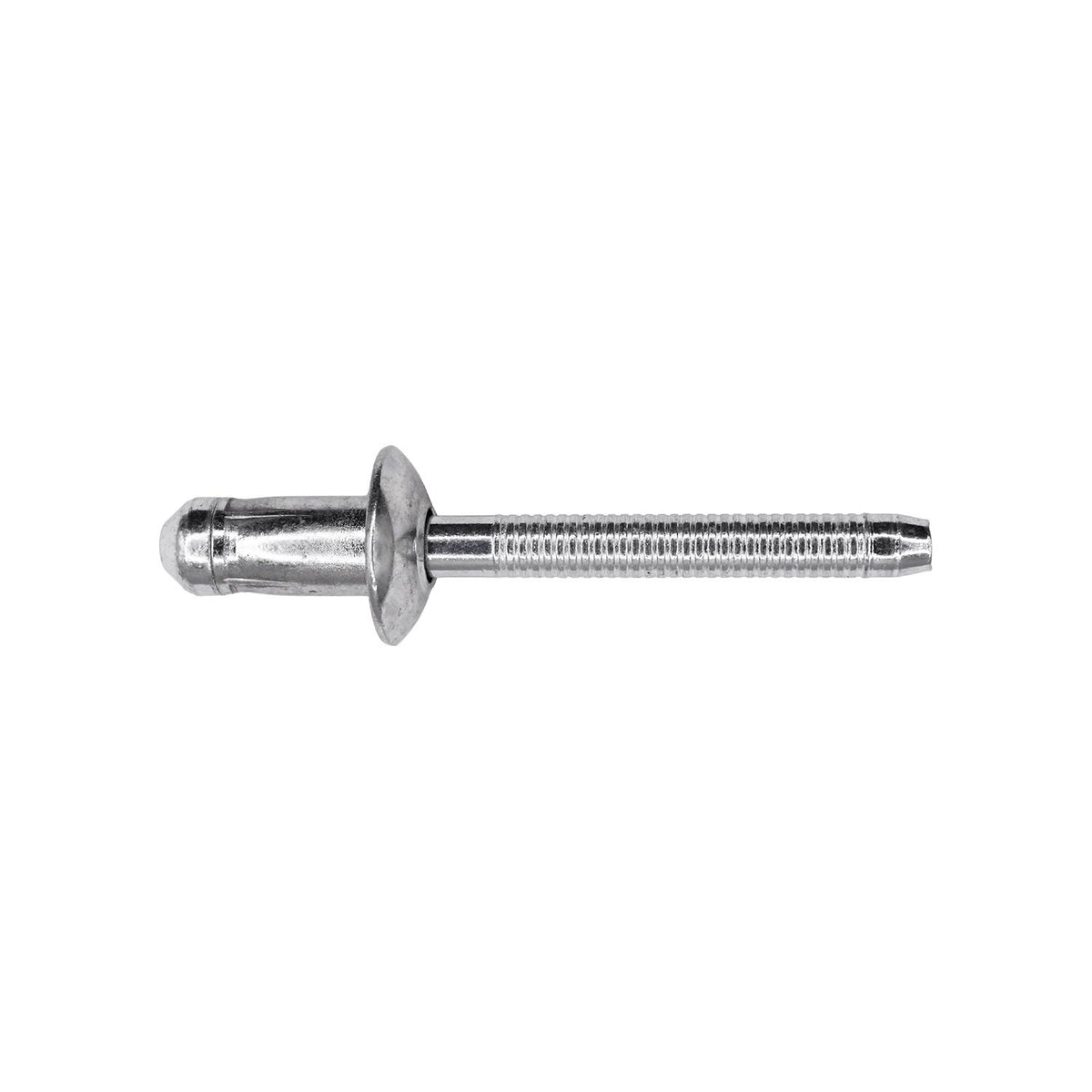 1/4" Specialty Rivet, 7/64"-3/16" Grip, Steel Body, Steel Mandrel, Yellow Zinc Dichromate