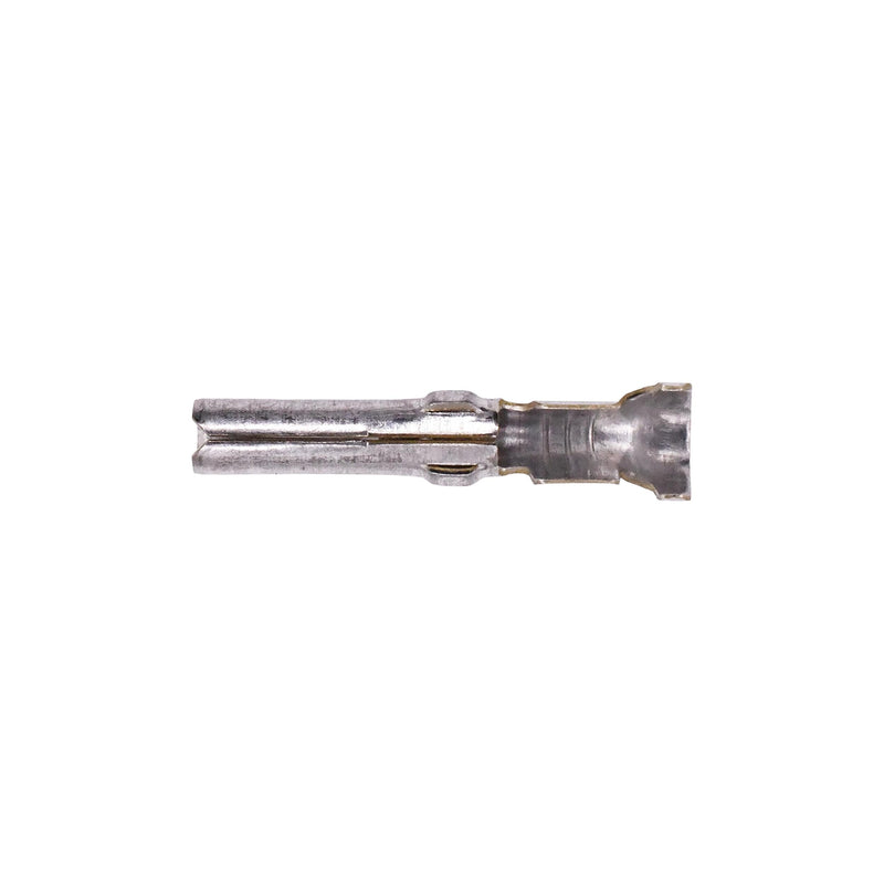 Brass Female Pin Electrical Terminal 20-14 Gauge Mates, 0.084" ID, Tin Plated