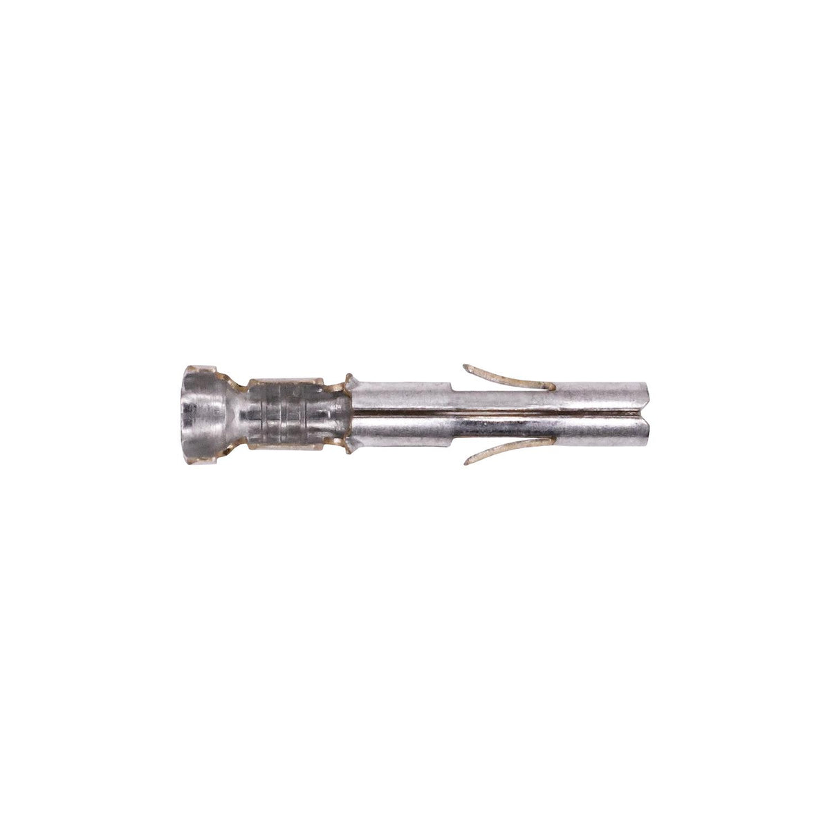 Brass Female Pin Electrical Terminal 20-14 Gauge Mates, Tin Plated