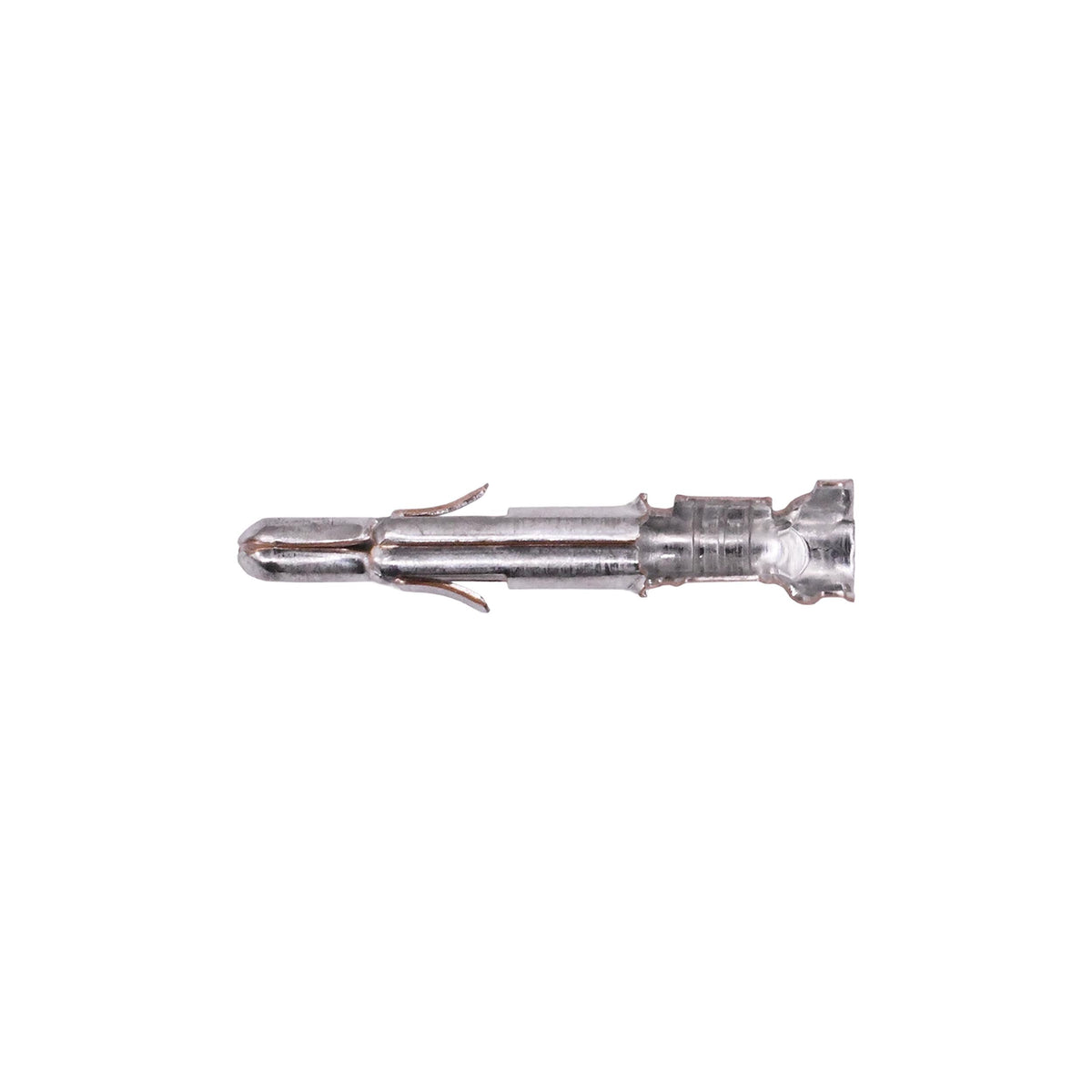 Brass Male Pin Electrical Terminal 20-14 Gauge Mates, Tin Plated, 0.084" Pin Diameter