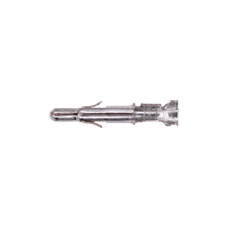 Brass Male Pin Electrical Terminal 20-14 Gauge Mates, Tin Plated, 0.084" Pin Diameter