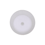 11mmx15mm White Nylon Double Head Door Trim Panel Christmas Tree Retainer, 19mm Head