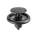 7mmx8mm Black Push-Type Retainer with Drive Pin, 20mm Head