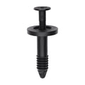 1/4"x1-3/32" Black Screw-Type Retainer with Open End, 11/16" Head