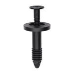 1/4"x1-3/32" Black Screw-Type Retainer with Open End, 11/16" Head