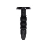 13/64"x7/8" Black Nylon Single Head Side Roof Rail Weatherstrip Christmas Tree Retainer, 13/32" Head
