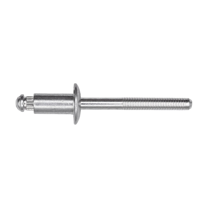 1/4" Specialty Rivet, 1/16"-1/4" Grip, Steel Body, Steel Mandrel