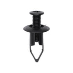 9mmx23mm Black Screw-Type Bumper Cover Retainer with Closed End, 18mm Head