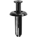 8mmx26mm Black Screw-Type Front Bumper Retainer with Open End, 20mm Head