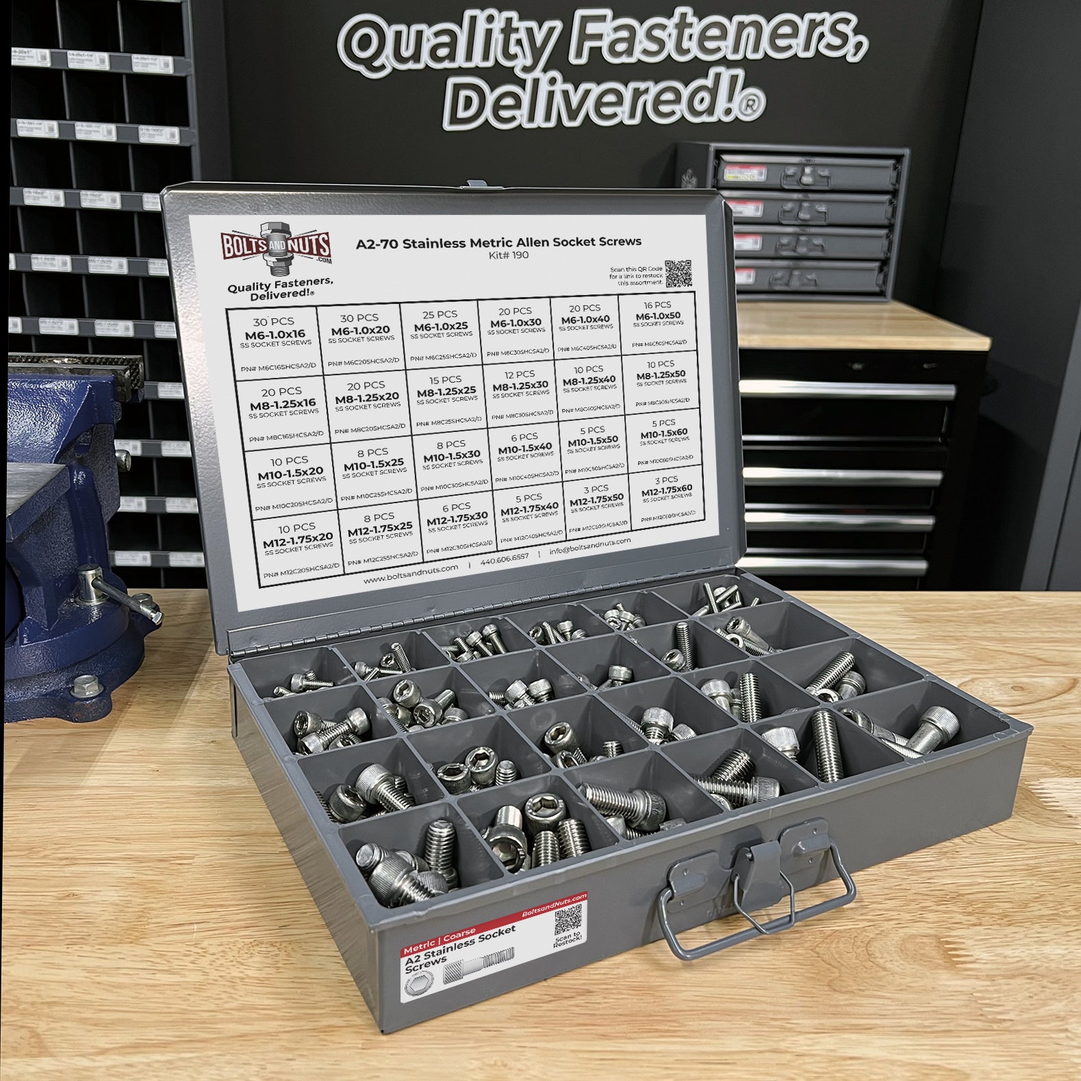 Metric A2 Stainless Steel Allen Socket Head Cap Screws Bolts