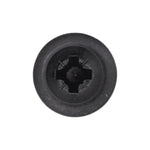 M4.2-1.41x25mm Phillips Pozi Truss Head Round Washer Teks Tapping Screw, Type 2 Self-Drilling Tek, Black Phosphate