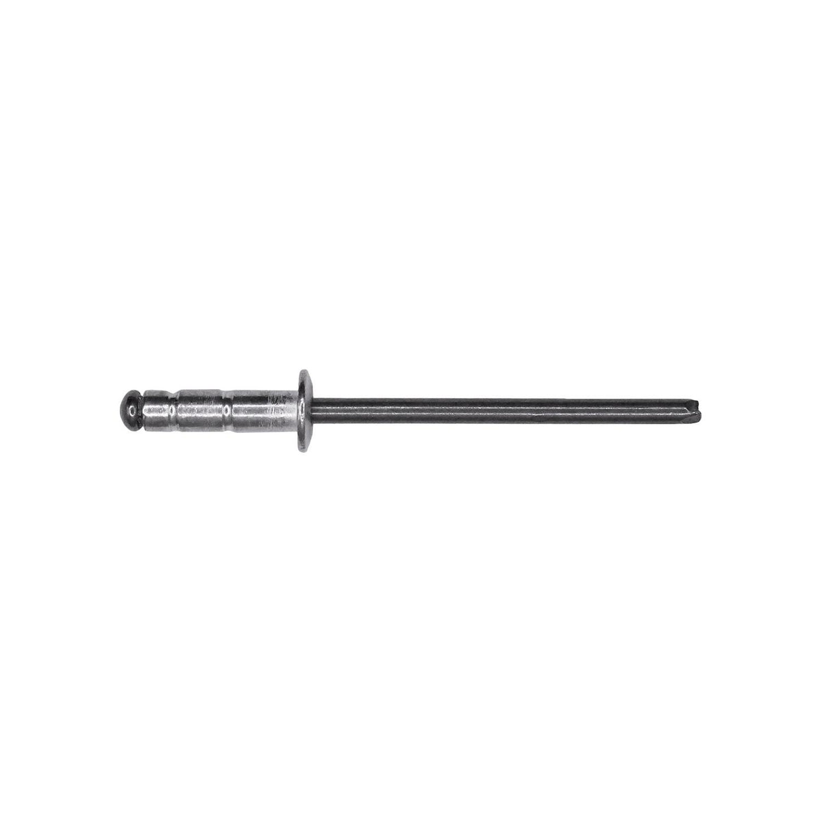 1/8"x15/32" Silver Dome Head Multi-Grip Rivet, 5/32"-5/16" Grip, Aluminum Body, Steel Mandrel