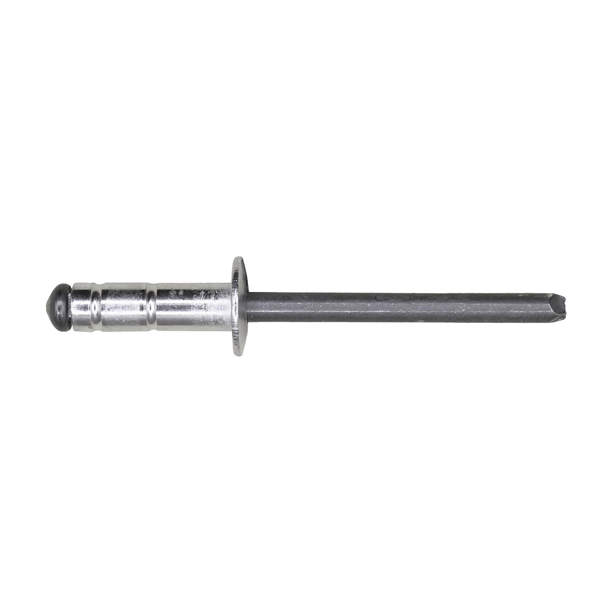 3/16"x5/8" Silver Dome Head Multi-Grip Rivet, 3/16"-3/8" Grip, Aluminum Body, Steel Mandrel