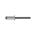 1/4"x39/64" Silver Dome Head Multi-Grip Rivet, 5/64"-11/32" Grip, Aluminum Body, Steel Mandrel