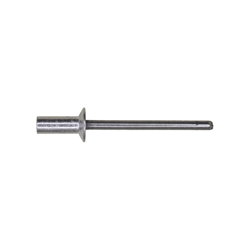5/32"x13/32" Countersunk Head Closed End Rivet, 1/8"-3/16" Grip, Aluminum Body, Steel Mandrel