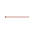 2" Weld Pin, 0.145" Head, Copper Plated, 080"