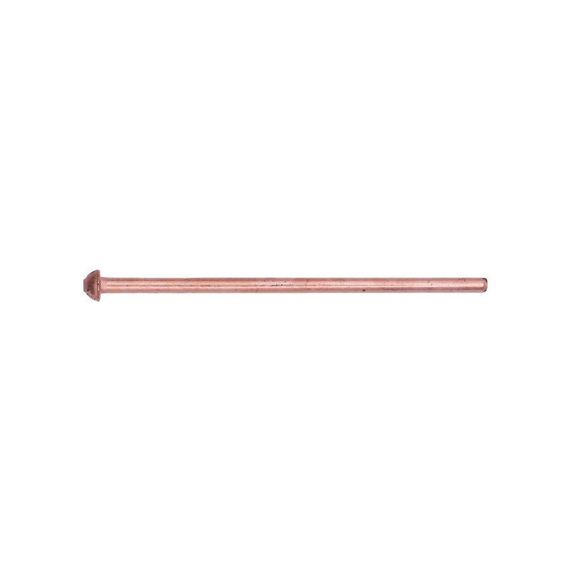 2" Weld Pin, 0.145" Head, Copper Plated, 080"