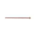 2" Weld Pin, 0.145" Head, Copper Plated, 080"