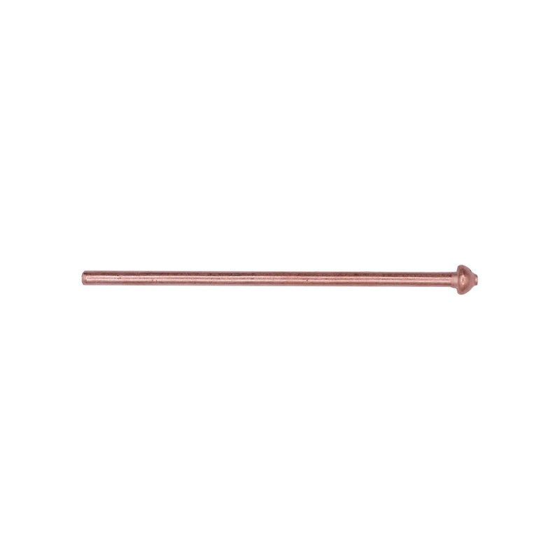 2" Weld Pin, 0.145" Head, Copper Plated, 080"