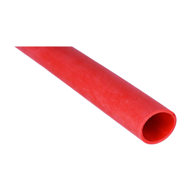 6" Red Heat Shrink Tubing 14-10 Gauge, Pre-Shrink ID .400", Post-Shrink ID .150" ID, 3 to 1