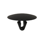 8mmx12mm Black Nylon Single Head Hood Insulation Christmas Tree Retainer, 25mm Head