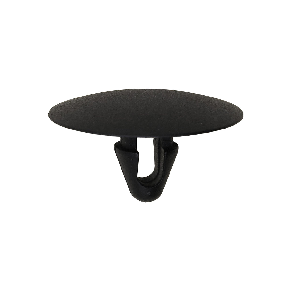 8mmx12mm Black Nylon Single Head Hood Insulation Christmas Tree Retainer, 25mm Head