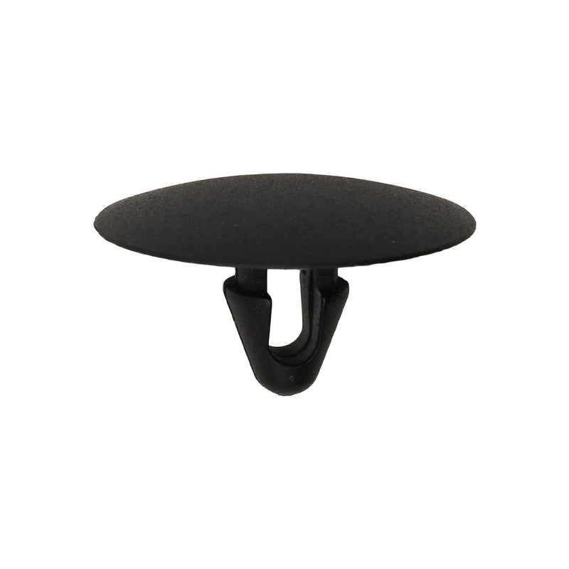 8mmx12mm Black Nylon Single Head Hood Insulation Christmas Tree Retainer, 25mm Head