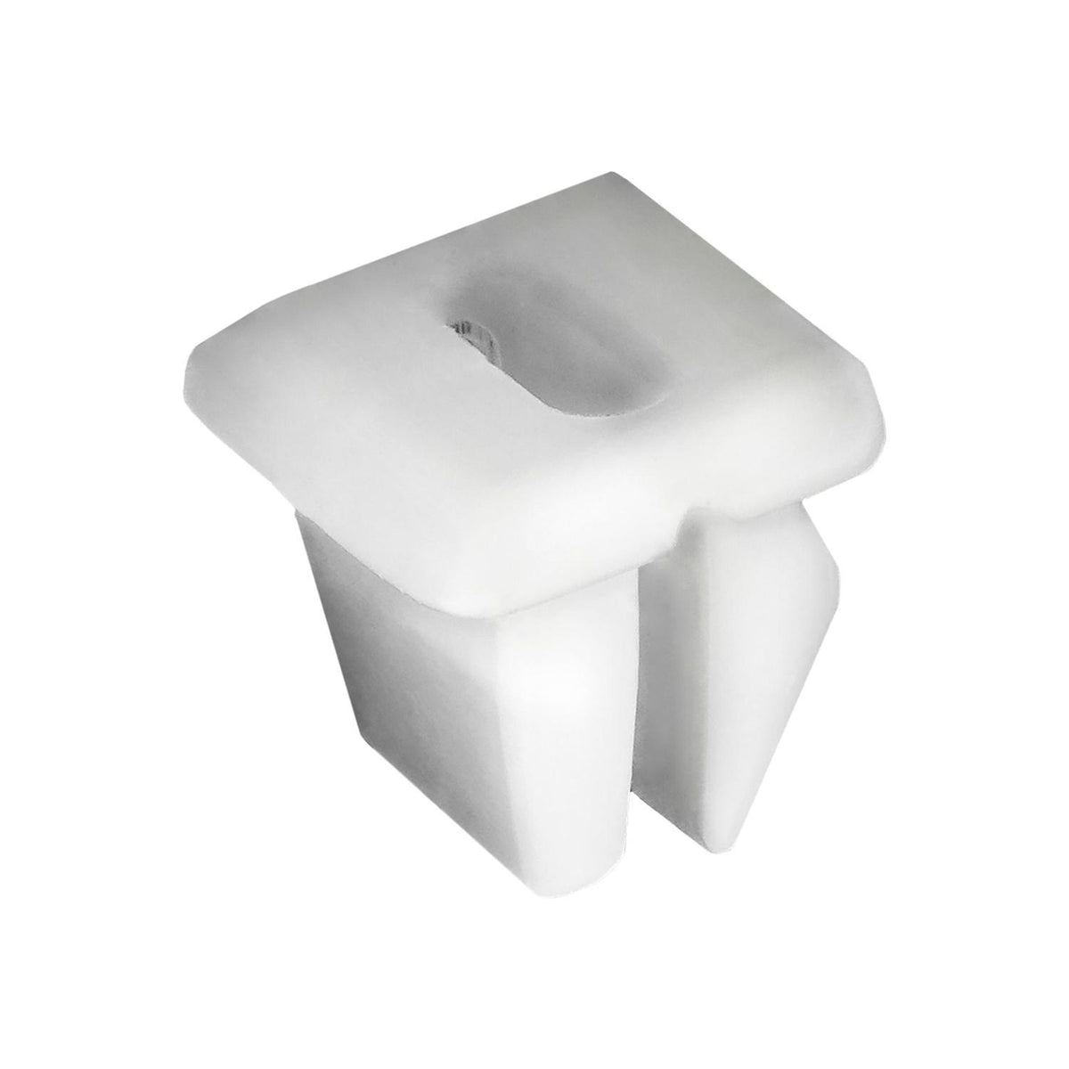 #4 White Nylon Center Pillar Garnish Molding Screw Grommet