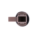 Brown & White Nylon Door Lower Molding Clip
