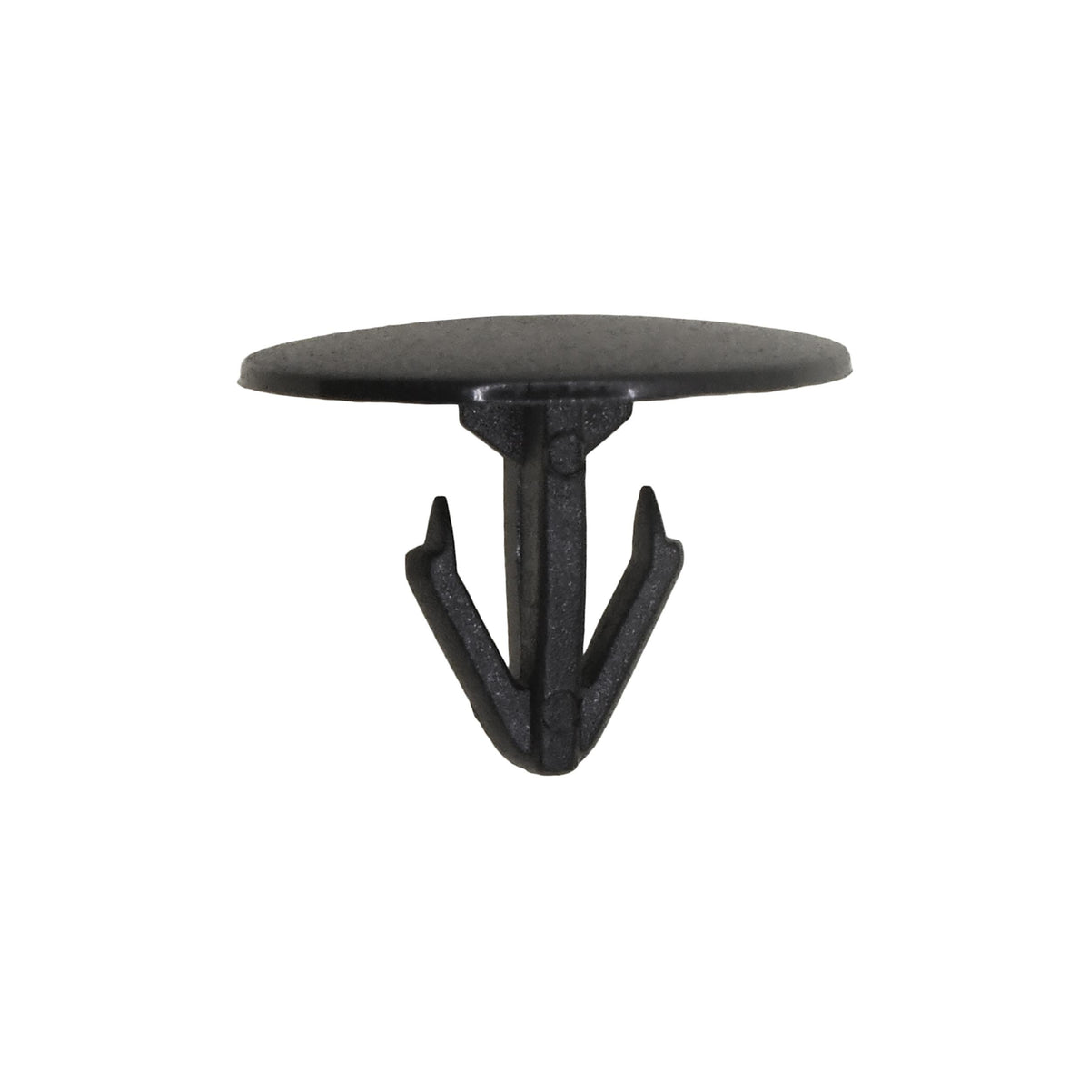 10mmx10mm Black Nylon Single Head Side Trim Panel Retaining Clip, 16mm Head