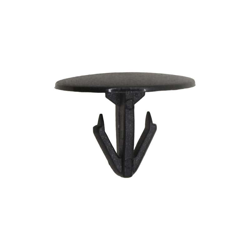 10mmx10mm Black Nylon Single Head Side Trim Panel Retaining Clip, 16mm Head