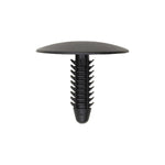 1/4"x25/32" Black Nylon Single Head Carpet Christmas Tree Retainer, 1" Head